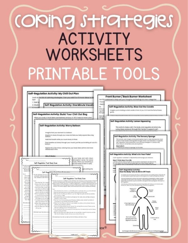 Coping Skills Toolbox | Strategies & Trial Tracker for Teens and Adults ...