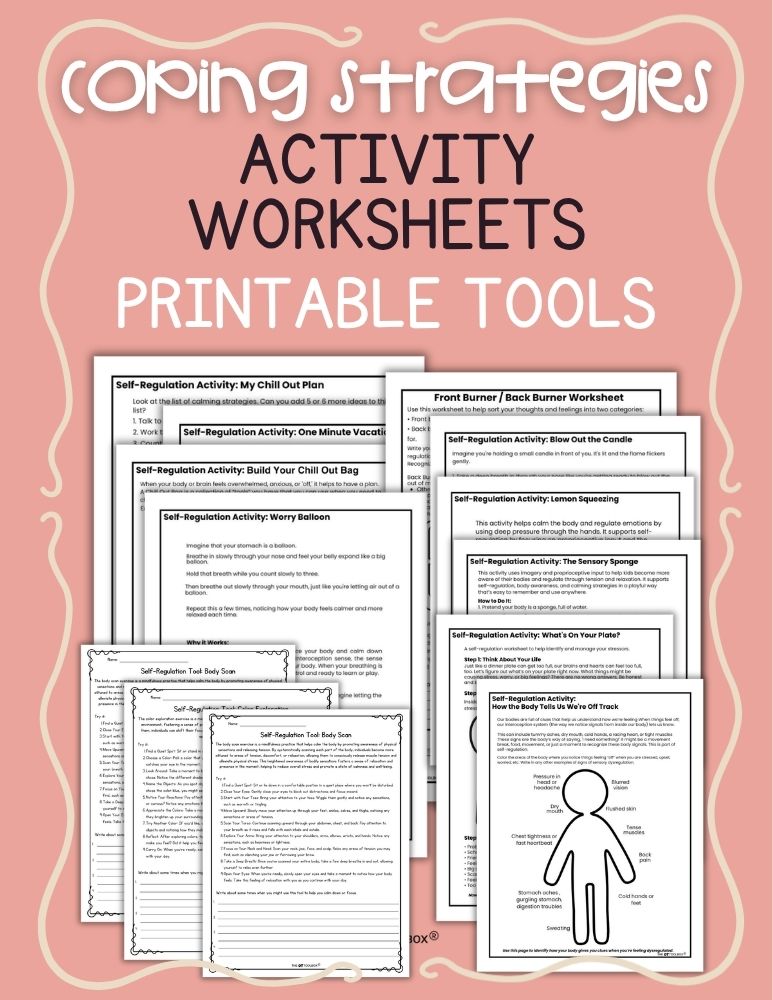Coping Skills Toolbox | Strategies & Trial Tracker for Teens and Adults - Image 3