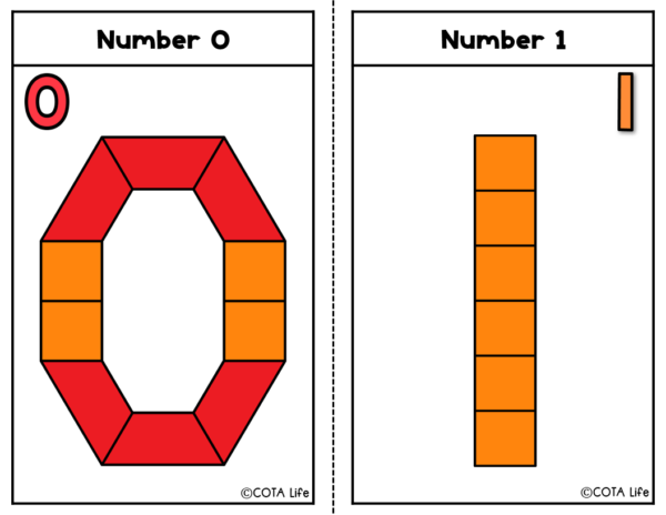 Pattern Block Letter, Number & Math Symbol Cards - The OT Toolbox