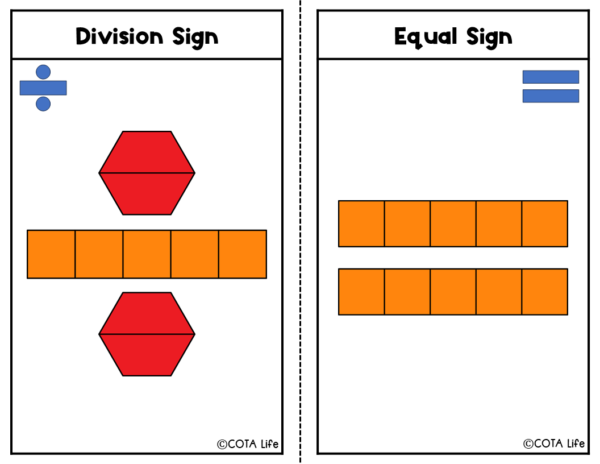 Math Symbol Blocks Pattern Block Letter, Number & Math Symbol Cards - The OT Toolbox