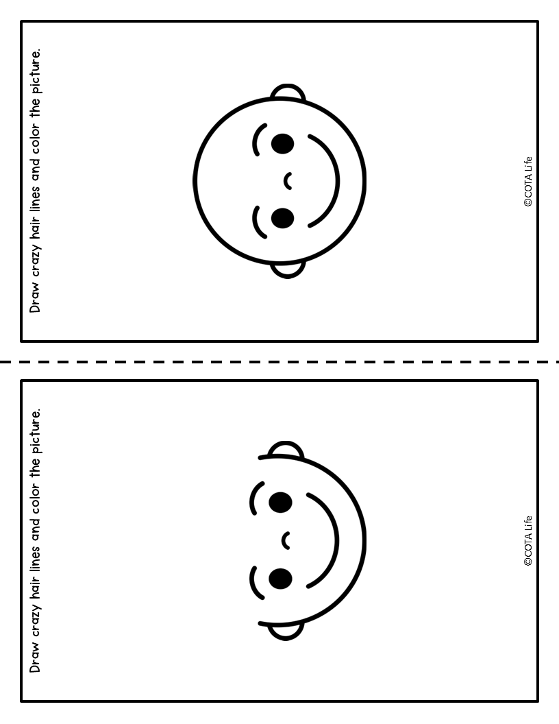 Crazy Hair Tracing Cards - Image 4