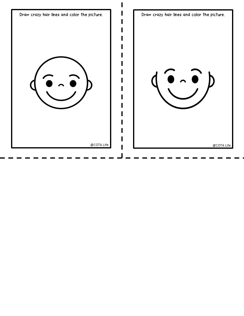Crazy Hair Tracing Cards - Image 5