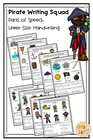 Pirate Writing Squad | Letter Size Handwriting