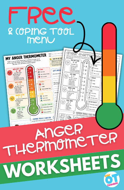 anger thermometer worksheets