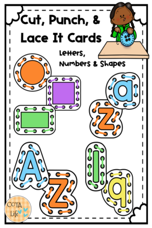 Cut, Punch, & Lace Letters, Numbers & Shapes