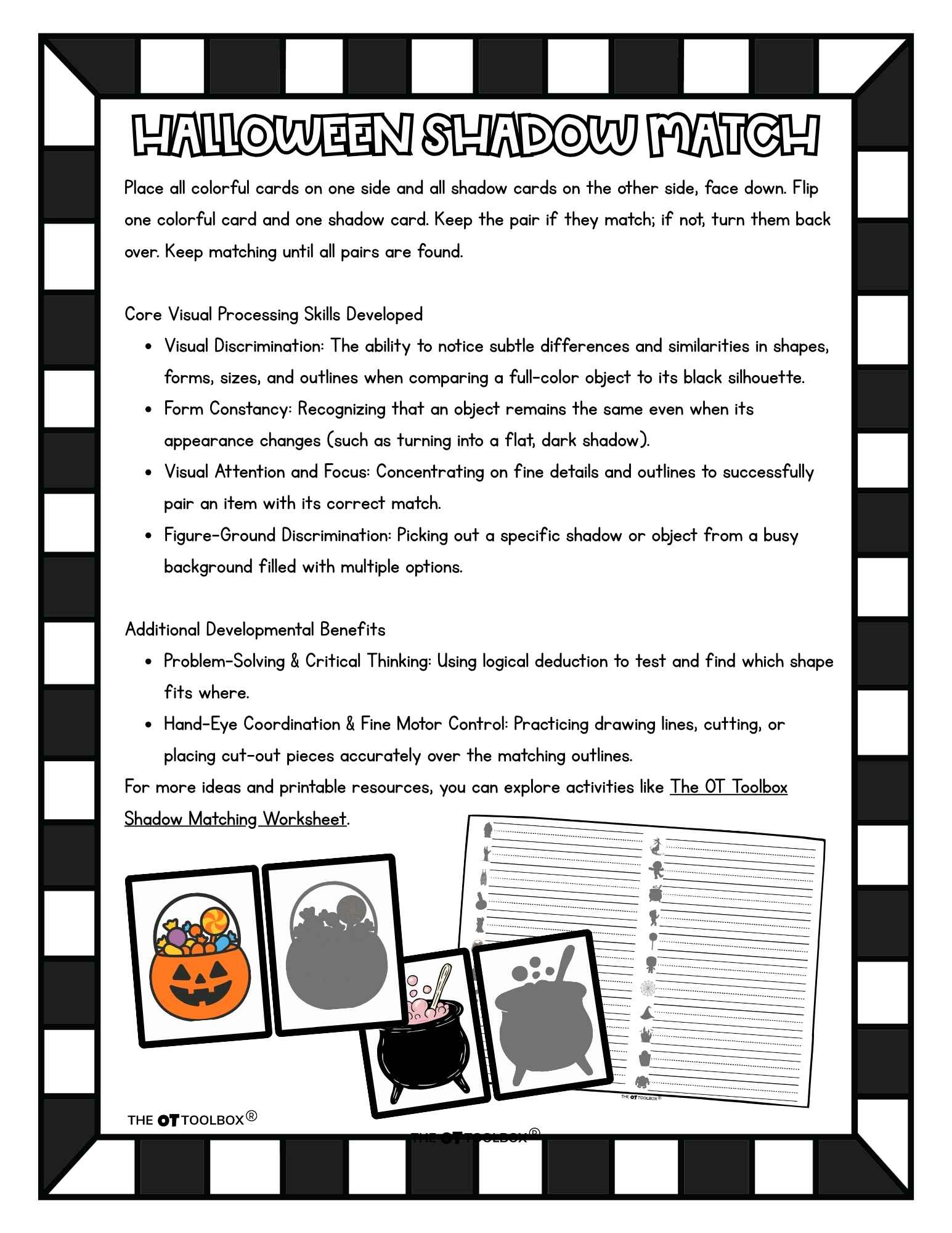 Halloween Occupational Therapy Activity Bundle - Image 9