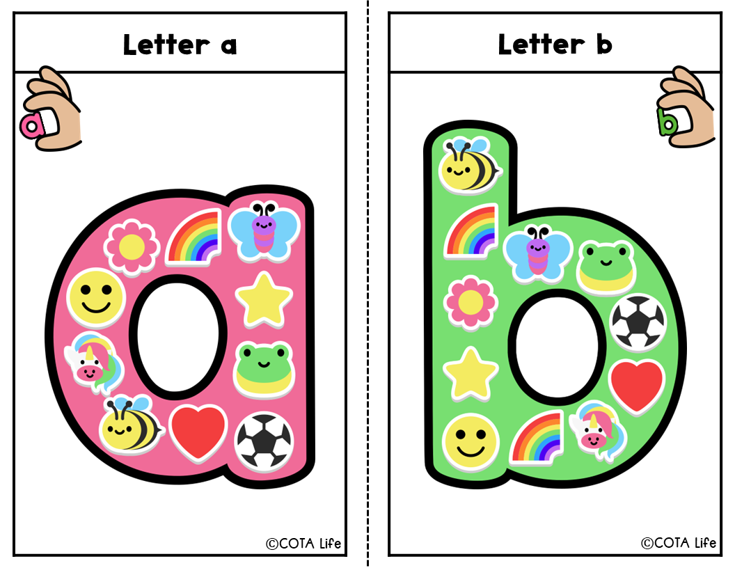 Mini Eraser Letter, Number & Shape Cards - Image 3
