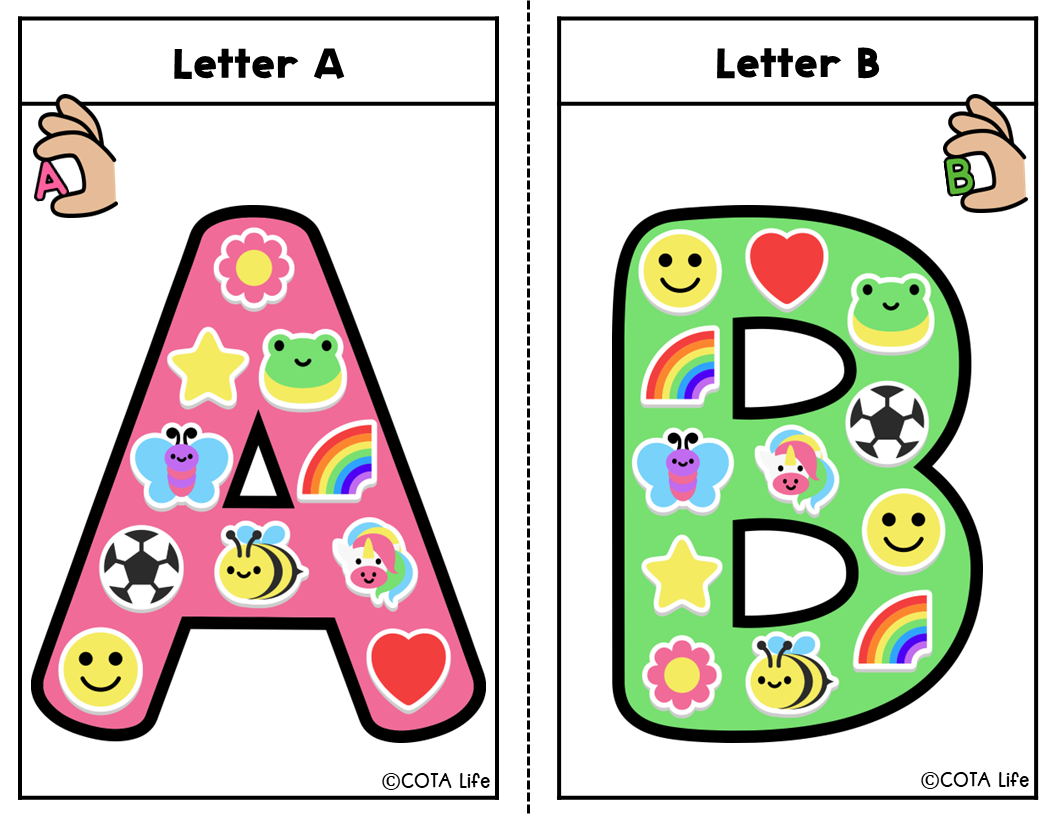 Mini Eraser Letter, Number & Shape Cards - Image 2