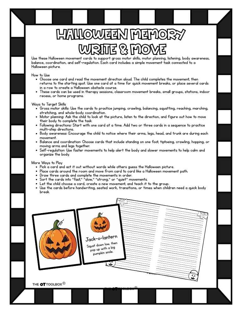 Halloween Occupational Therapy Activity Bundle - Image 7