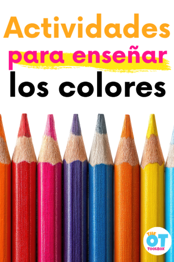 Enseñando los colores a niños en edad preescolar