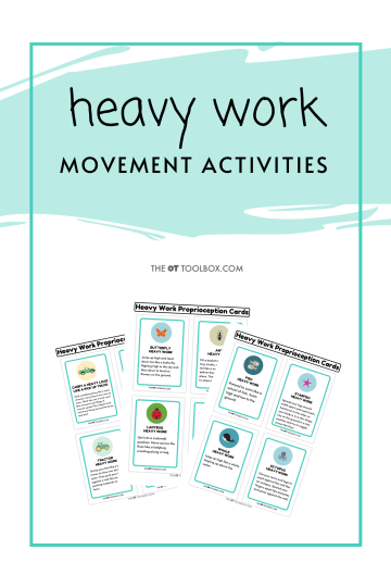 Heavy Work Exercise Cards