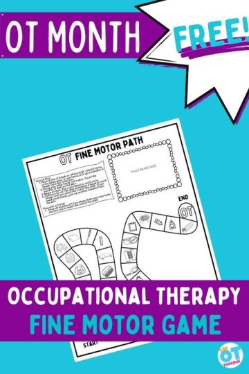 occupational therapy fine motor game