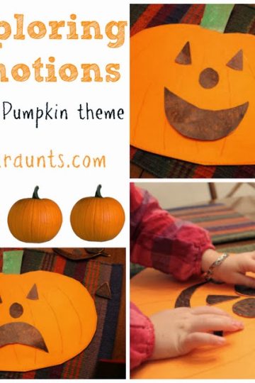 Pumpkin emotional development activity