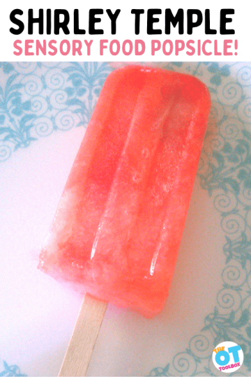 Shirley Temple popsicle