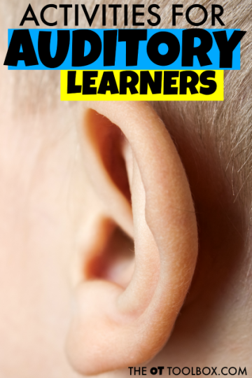 activities for auditory learners