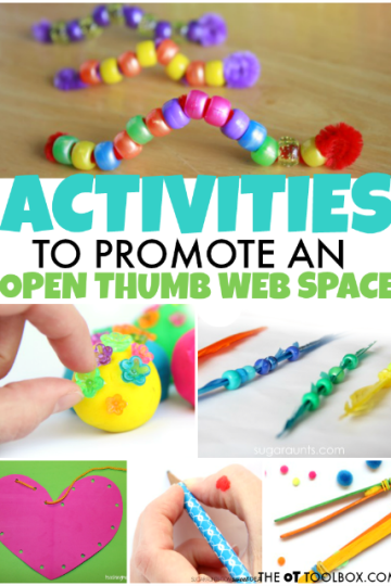 open thumb web space activities