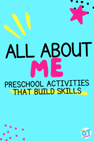all about me preschool activities