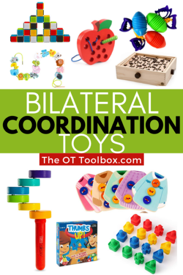 Bilateral coordination toys