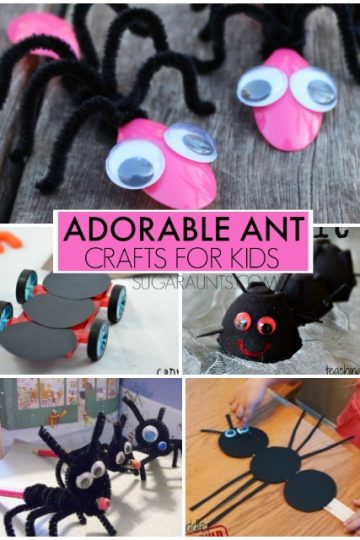manualidades con hormigas para niños