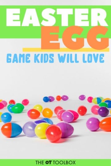 Juego de huevos de Pascua que a los niños les encantará mientras trabajan la combinación de colores, la identificación de colores y la percepción visual.