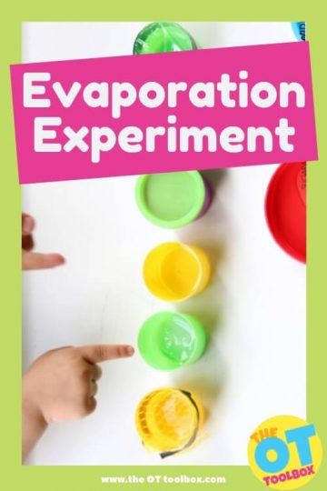 Evaporation experiment