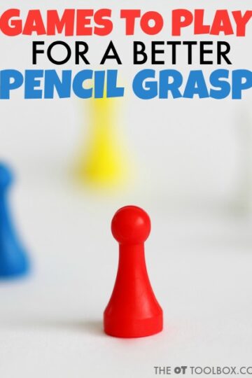 games to improve pencil grasp