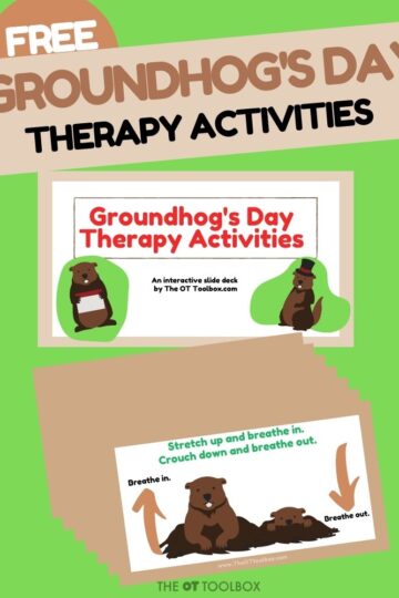 actividades del día de la marmota para la teleterapia