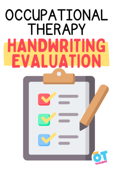 occupational therapy handwriting assessment