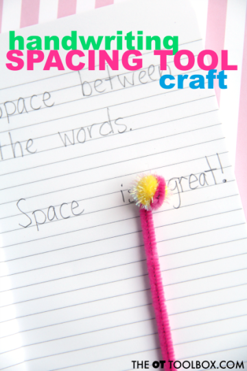 Writing spacer tool
