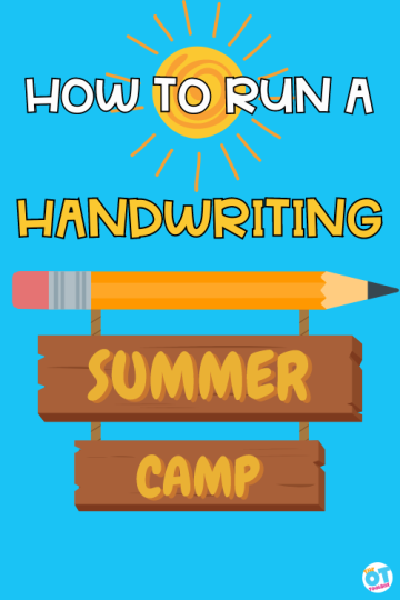 how-to-run-a-handwriting-summer-camp