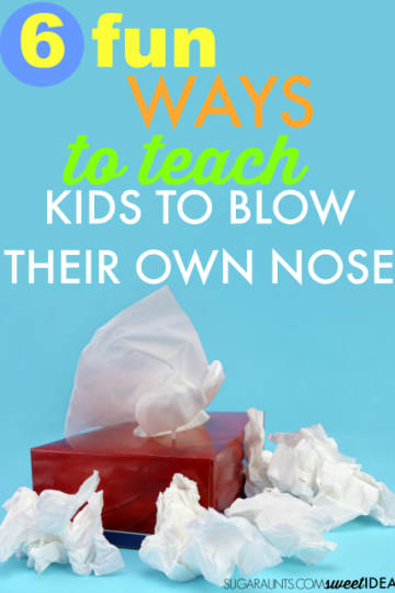 Teach kids to blow their nose