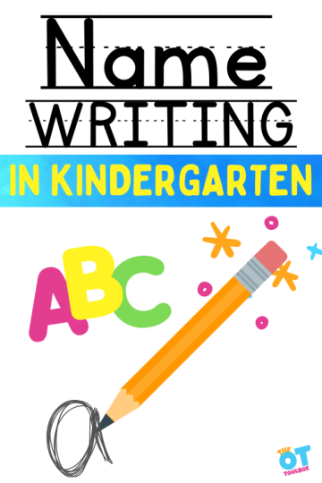 name writing activities for kindergarten