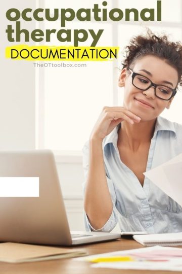 documentación de terapia ocupacional