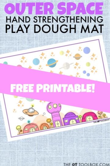 space play dough mat