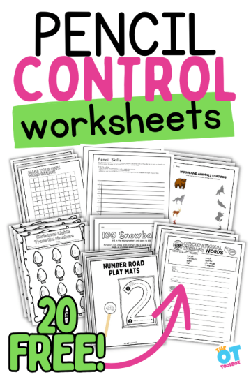 pencil control worksheets