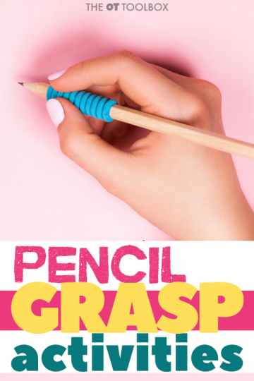 Actividades de agarre del lápiz para niños