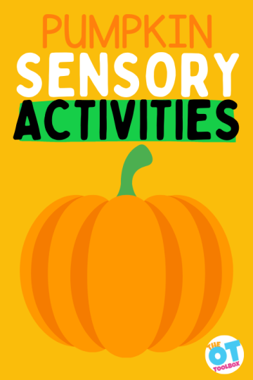 Pumpkin sensory activities