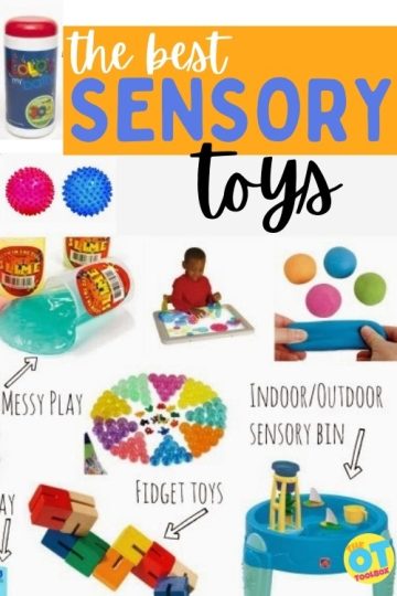 sensory toys and sensory tools
