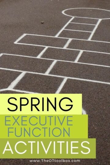Spring activities for executive functioning