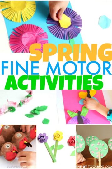 Spring fine motor activities