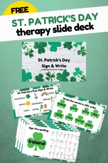 Actividades de escritura para el Día de San Patricio