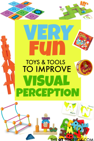 juguetes de percepción visual