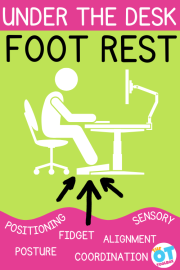 under the desk foot rest