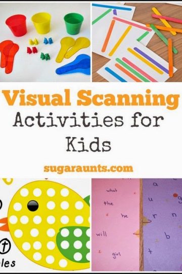 visual scanning activities