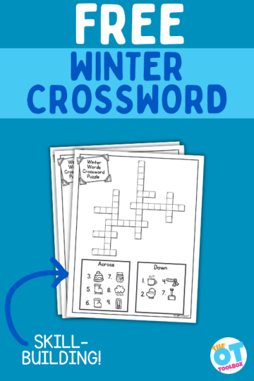 Winter crossword puzzle