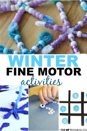 winter fine motor activities