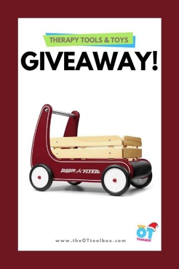 Radio Flyer Wooden Walker Wagon Toy